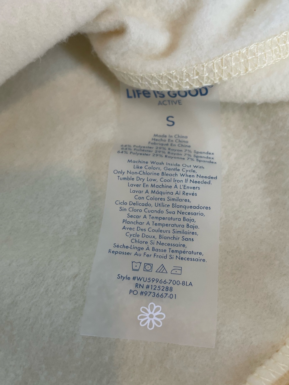 Cropped Life is Good Zip - Picture 6 of 6